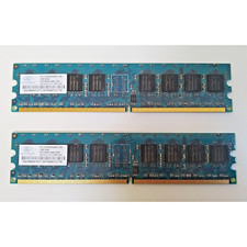 NANYA RAM MEMORIA 2GB (2x1GB) DDR2 PC2 4200U 533 MHZ DIMM 240 PIN DESKTOP
