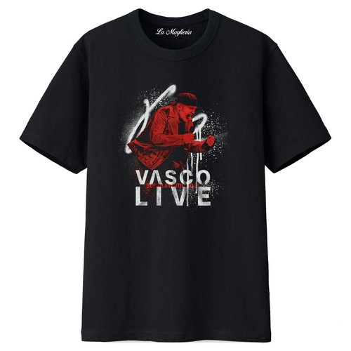 Maglietta vasco rossi live - vasco,