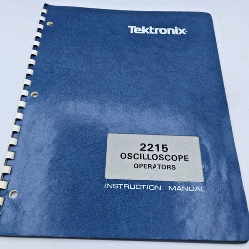 Tektronix 2215 oscilloscopio - tektronix,