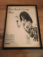 PATTI SMITH GROUP-WAVE-1979 original A3 framed poster size advert