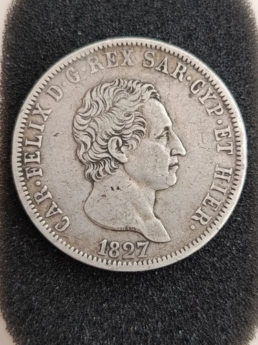 Lire 1827 scudo zecca di - lire,