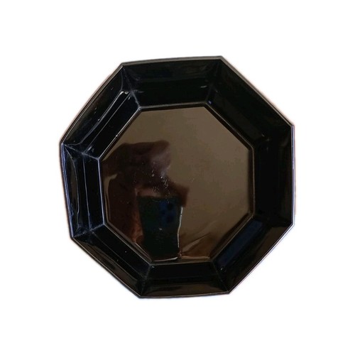 Centrotavola nero ottagonale