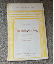 Cesare DE BELLO GALLICO Libro Secondo Commento Angelo Maggi