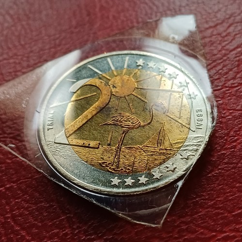 Moneta euro prova - euro,