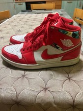 Scarpe Nike Air Jordan rosse Sportive Casual Scarpa alta Taglia 46