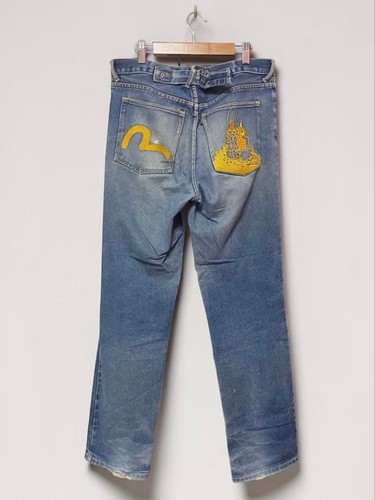 Evisu ricamo denim - ricamo,