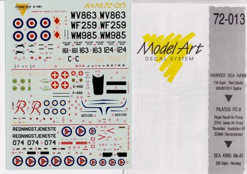 Model art decals 72 013 - art,