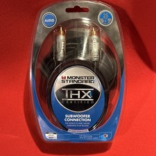 Cavo di collegamento subwoofer certificato Monster Standard THX 25 piedi / 7,5 m NUOVO