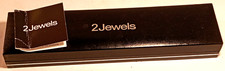 2 JEWELS-SCATOLA-PER OROLOGI O PREZIOSI-VINTAGE-USATA-CON GARANZIA