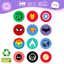 Avengers Cupcake Toppers DC