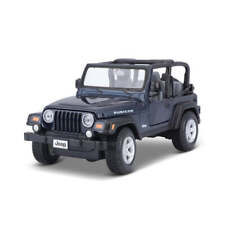 10-31245 Bburago Maisto - Jeep Wrangler Rubicon, blu - Scala 1:27