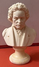 Ludwig van BEETHOVEN - BUSTO Alabastro / Base Marmo - Scultore Arnaldo Giannelli