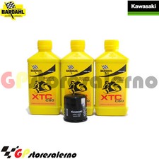 OLIO + FILTRO ORIGINALE BARDAHL  XTC C60 10W40 KAWASAKI 800 W 2012