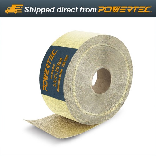Powertec 320 grana oro 4 - grana, 2-3/4"
