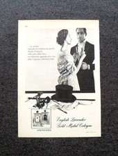 L604- Advertising Pubblicità -1957- ATKINSONS ENGLISH LAVENDER