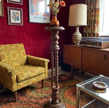 Colonna legno noce - in,