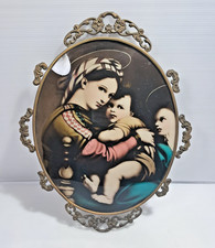 Quadro ovale la Madonna della
