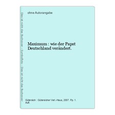 Maximum : wie der Papst