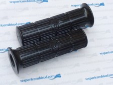 Coppia manopole rigata nero VESPA PX 125-150-200 RALLY TS SPRINT Vesparicambisud