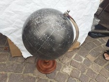 MAPPAMONDO VINTAGE NUOVO DA SOPRAMMOBILE BASE IN LEGNO DI cm 50 CIRCA.