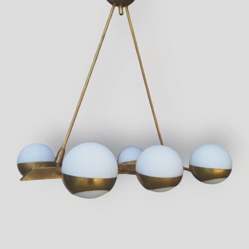 Rare chandelier fontana arte - chandelier,