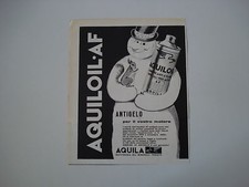 advertising Pubblicità 1960 AQUILOIL AQUILA PETROLI