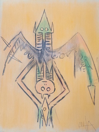 Wifredo lam litografia - wifredo, firmata