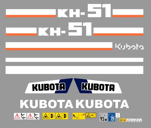 Kubota kh51 mini escavatore - kubota,