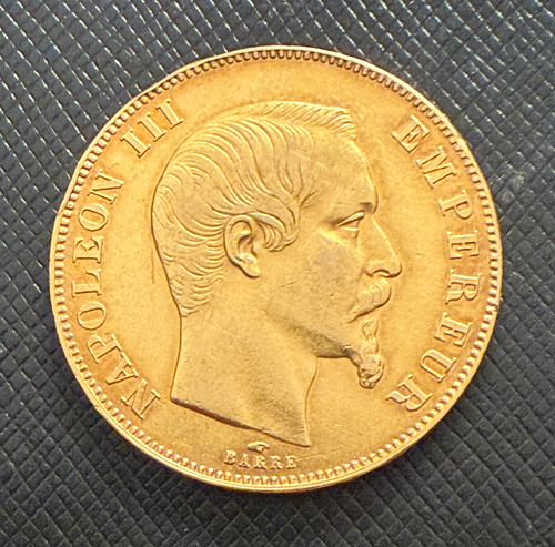 Francia 1857 oro franchi - 1857, 50