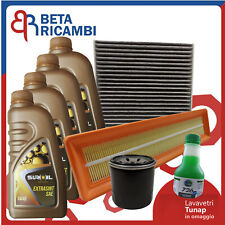Kit Tagliando Renault Clio Modus Dacia Logan Sandero 1.2 16V Filtri 4L OLIO 5W40