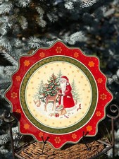 Piatto portata natalizio