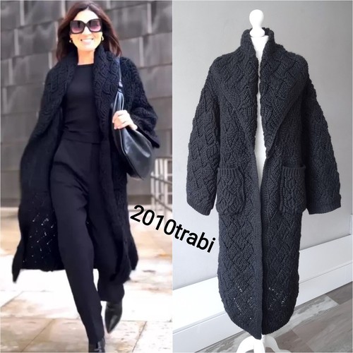 Zara cappotto lungo - cappotto, nero