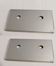 2 PIASTRE ALLUMINIO 8 CM  PER