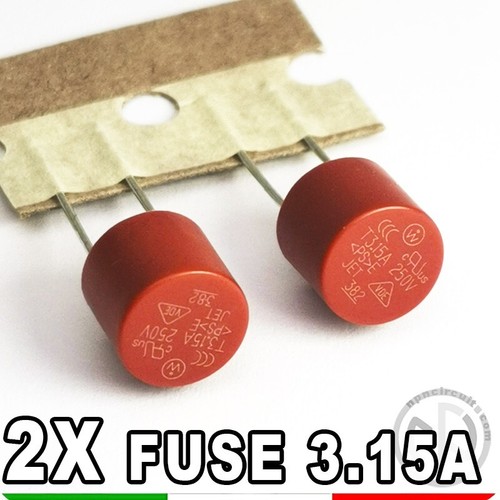 Fusibili 15a 250v - 2x,