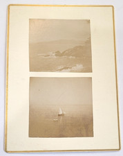 1893 ZOAGLI costa e barca a