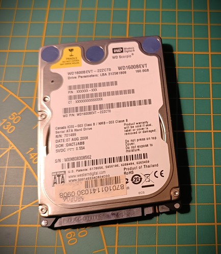 Hdd western digital scorpio - digital,