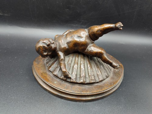 Bronzo antico firmato fazzi - bronzo,