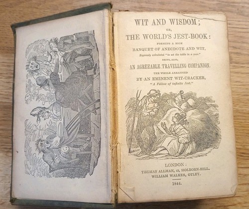 Rare antique book wit and - rare,