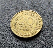 Monnaie France 20 Centimes