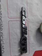 Scritta Cofano Posteriore Volkswagen Golf Gti Perfetta Epoca