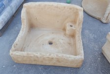 Lavandino cemento e marmo lavabo lavello acquaio 50x60  rustico  finta pietra 