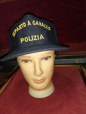 CAPPELLO BERRETTO POLIZIA ITALIANA REPARTO A CAVALLO RARITÀ!!!