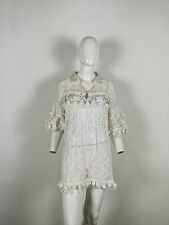 ANTICA SARTORIA CAMICIA MAXI MAGLIA COPRI COSTUME  TAGLIA S COLORE BIANCO 