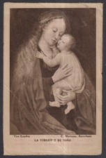 santino antico de la Madonna image pieuse holy card estampa