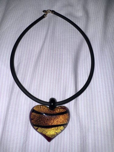 Collana cuore grande - collana, antica