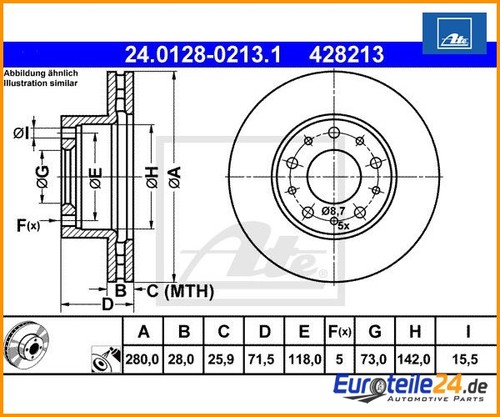 2pz disco freno ate - 2pz,