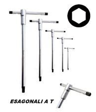SET DI CHIAVI ESAGONALI A T 5 PEZZI CON ASTA SCORREVOLE - AGGANCIO MULTIPLO -
