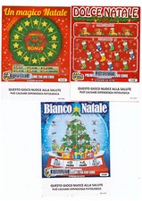 GRATTA E VINCI  3 BIGLIETTI NATALE 2020.2021-2922