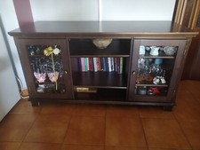Credenza/Vetrinetta usata in buone condizioni, legno di pino