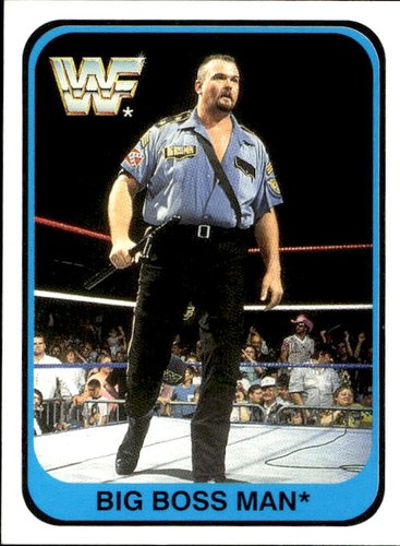 Card wwf wrestling merlin 1991 - card,